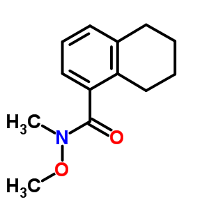 5,6,7,8-Tetrahydro-n-methoxy-n-methyl-1-naphthalenecarboxamideStructure,185957-97-5Structure 5,6,7,8-Tetrahydro-n-methoxy-n-methyl-1-naphthalenecarboxamide Structure,185957-97-5Structure