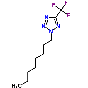 2-Octyl-5-(trifluoromethyl)tetrazoleStructure,1893-98-7Structure 2-Octyl-5-(trifluoromethyl)tetrazole Structure,1893-98-7Structure
