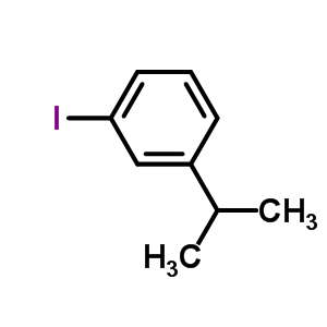 1-碘-3-異丙基苯結(jié)構(gòu)式_19099-56-0結(jié)構(gòu)式