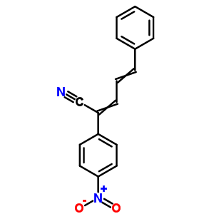 Benzeneacetonitrile,4-nitro-a-(3-phenyl-2-propen-1-ylidene)-Structure,19159-93-4Structure Benzeneacetonitrile,4-nitro-a-(3-phenyl-2-propen-1-ylidene)- Structure,19159-93-4Structure