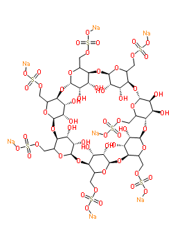 Heptakis-6-sulfato-beta-cyclodextrin sodium saltStructure,197587-31-8Structure Heptakis-6-sulfato-beta-cyclodextrin sodium salt Structure,197587-31-8Structure