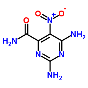 4-Pyrimidinecarboxamide,2,6-diamino-5-nitro-Structure,19796-69-1Structure 4-Pyrimidinecarboxamide,2,6-diamino-5-nitro- Structure,19796-69-1Structure