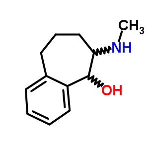 5H-benzocyclohepten-5-ol,6,7,8,9-tetrahydro-6-(methylamino)-Structure,19839-58-8Structure 5H-benzocyclohepten-5-ol,6,7,8,9-tetrahydro-6-(methylamino)- Structure,19839-58-8Structure