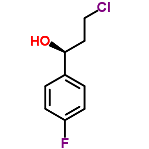 (S)-3-chloro-1-(4-fluorophenyl)propan-1-olStructure,200004-40-6Structure (S)-3-chloro-1-(4-fluorophenyl)propan-1-ol Structure,200004-40-6Structure