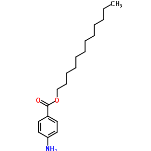 4-氨基苯甲酸 十二酯結構式_20043-94-1結構式