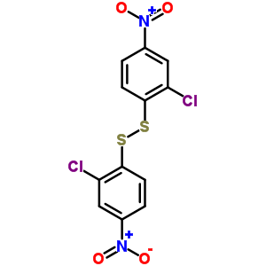 2-Chloro-1-(2-chloro-4-nitro-phenyl)disulfanyl-4-nitro-benzeneStructure,20201-04-1Structure 2-Chloro-1-(2-chloro-4-nitro-phenyl)disulfanyl-4-nitro-benzene Structure,20201-04-1Structure