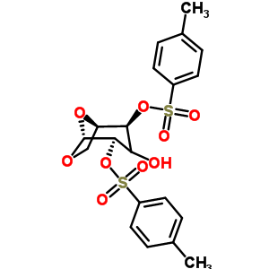 1,6-脫水-2,4-二鄰對(duì)甲苯磺?；?beta-d-吡喃葡萄糖結(jié)構(gòu)式_20204-80-2結(jié)構(gòu)式