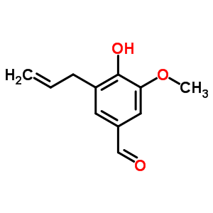 3-Allyl-4-hydroxy-5-methoxy-benzaldehyde Structure,20240-58-8Structure