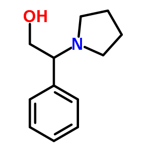 2-Phenyl-2-(1-Pyrrolidinyl)EthanolStructure,20245-72-1Structure 2-Phenyl-2-(1-Pyrrolidinyl)Ethanol Structure,20245-72-1Structure