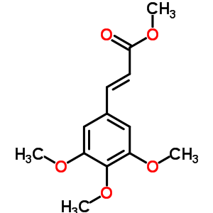 3,4,5-三甲氧基肉桂酸結(jié)構(gòu)式_20329-96-8結(jié)構(gòu)式