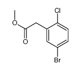2-(5-溴-2-氯苯基)乙酸甲酯結(jié)構(gòu)式_203314-33-4結(jié)構(gòu)式