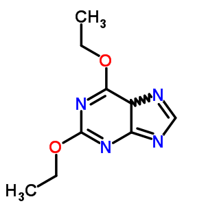 9H-purine,2,6-diethoxy-Structure,20419-69-6Structure 9H-purine,2,6-diethoxy- Structure,20419-69-6Structure