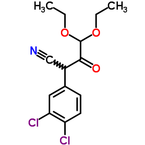 2-(3,4-Dichlorophenyl)-4,4-diethoxy-3-oxo-butanenitrileStructure,20535-52-8Structure 2-(3,4-Dichlorophenyl)-4,4-diethoxy-3-oxo-butanenitrile Structure,20535-52-8Structure