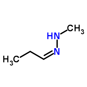 丙醛, 2-甲基肼酮結(jié)構(gòu)式_20607-73-2結(jié)構(gòu)式