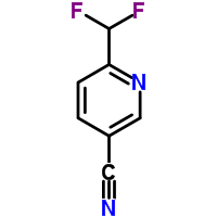 6-Difluoromethyl-nicotinonitrileStructure,206201-65-2Structure 6-Difluoromethyl-nicotinonitrile Structure,206201-65-2Structure