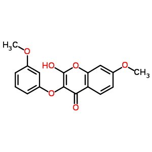 2-Hydroxy-7-methoxy-3-(3-methoxyphenoxy)chromen-4-oneStructure,20647-62-5Structure 2-Hydroxy-7-methoxy-3-(3-methoxyphenoxy)chromen-4-one Structure,20647-62-5Structure