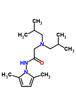 2-(Diisobutylamino)-n-(2,5-dimethyl-1h-pyrrol-1-yl)acetamideStructure,20675-52-9Structure 2-(Diisobutylamino)-n-(2,5-dimethyl-1h-pyrrol-1-yl)acetamide Structure,20675-52-9Structure