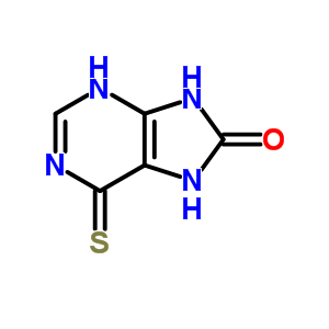 8H-purin-8-one,1,6,7,9-tetrahydro-6-thioxo-Structure,20917-46-8Structure 8H-purin-8-one,1,6,7,9-tetrahydro-6-thioxo- Structure,20917-46-8Structure