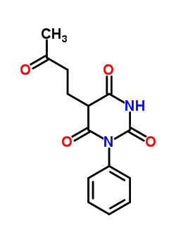 5-(3-Oxobutyl )-1-phenylbarbituric acidStructure,20942-22-7Structure 5-(3-Oxobutyl )-1-phenylbarbituric acid Structure,20942-22-7Structure