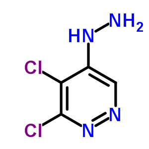 3,4-二氯-5-肼基-吡嗪結構式_2096-33-5結構式