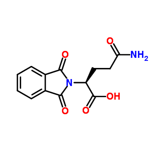2H-isoindole-2-aceticacid, a-(3-amino-3-oxopropyl)-1,3-dihydro-1,3-dioxo-Structure,2110-19-2Structure 2H-isoindole-2-aceticacid, a-(3-amino-3-oxopropyl)-1,3-dihydro-1,3-dioxo- Structure,2110-19-2Structure