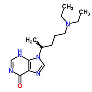 9-(5-Diethylaminopentan-2-yl)-3h-purin-6-oneStructure,21267-86-7Structure 9-(5-Diethylaminopentan-2-yl)-3h-purin-6-one Structure,21267-86-7Structure