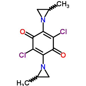 2,5-Dichloro-3,6-bis(2-methylaziridin-1-yl)cyclohexa-2,5-diene-1,4-dioneStructure,21384-07-6Structure 2,5-Dichloro-3,6-bis(2-methylaziridin-1-yl)cyclohexa-2,5-diene-1,4-dione Structure,21384-07-6Structure
