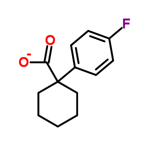 1-(4-Fluorophenyl)cyclohexanecarboxylic acid, 98Structure,214263-00-0Structure 1-(4-Fluorophenyl)cyclohexanecarboxylic acid, 98 Structure,214263-00-0Structure