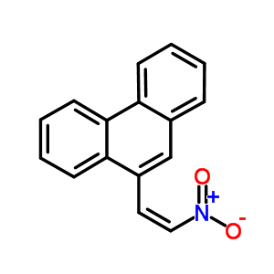 9-(2-硝基乙烯)-菲結(jié)構(gòu)式_21461-45-0結(jié)構(gòu)式