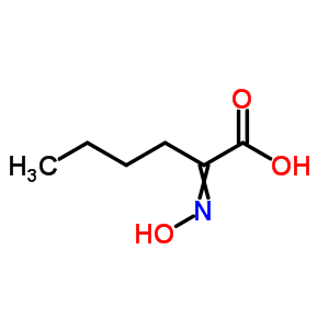 Hexanoic acid,2-(hydroxyimino)-Structure,21486-55-5Structure Hexanoic acid,2-(hydroxyimino)- Structure,21486-55-5Structure