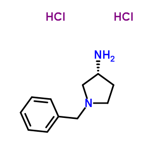 (R)-3-氨基-1-芐基吡咯烷雙鹽酸鹽結(jié)構(gòu)式_215947-36-7結(jié)構(gòu)式