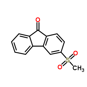 9H-fluoren-9-one,3-(methylsulfonyl)-Structure,22010-71-5Structure 9H-fluoren-9-one,3-(methylsulfonyl)- Structure,22010-71-5Structure
