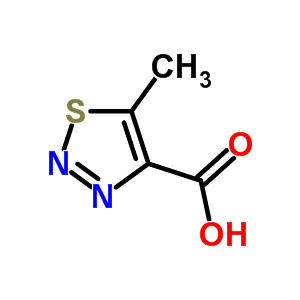 5-甲基-1,2,3-噻二唑-4-羧酸結(jié)構(gòu)式_22097-10-5結(jié)構(gòu)式