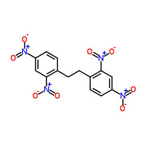 Benzene,1,1-(1,2-ethanediyl)bis(2,4-dinitro-)Structure,2220-30-6Structure Benzene,1,1-(1,2-ethanediyl)bis(2,4-dinitro-) Structure,2220-30-6Structure