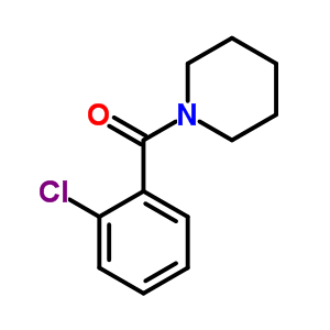 Methanone,(2-chlorophenyl)-1-piperidinyl-Structure,22342-21-8Structure Methanone,(2-chlorophenyl)-1-piperidinyl- Structure,22342-21-8Structure