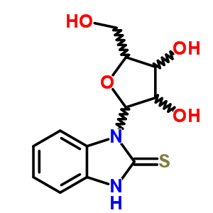 2H-benzimidazole-2-thione,1,3-dihydro-1-b-d-ribofuranosyl-Structure,22423-43-4Structure 2H-benzimidazole-2-thione,1,3-dihydro-1-b-d-ribofuranosyl- Structure,22423-43-4Structure
