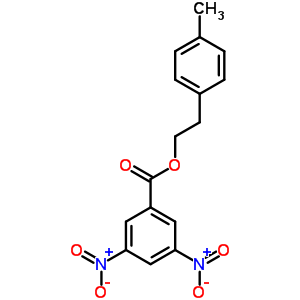 4-甲基苯乙醇 1-(3,5-二硝基苯甲酸)結(jié)構(gòu)式_22545-18-2結(jié)構(gòu)式