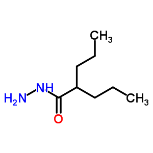 2-丙基戊酸肼結(jié)構(gòu)式_22632-36-6結(jié)構(gòu)式