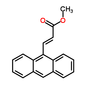 (2e)-3-(9-蒽)-2-丙酸甲酯結(jié)構(gòu)式_22844-33-3結(jié)構(gòu)式