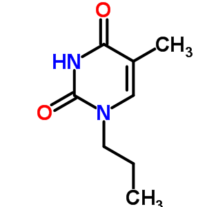 1-丙基胸腺嘧啶結(jié)構(gòu)式_22919-49-9結(jié)構(gòu)式