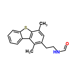 N-[2-(1,4-二甲基-2-二苯并噻吩)乙基]-甲酰胺結構式_23018-31-7結構式