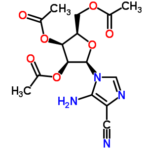 5-Amino-1-(2’,3’,5’-tri-o-acetyl--d-ribofuranosyl)-imidazole-4-carbonitrileStructure,23192-63-4Structure 5-Amino-1-(2’,3’,5’-tri-o-acetyl--d-ribofuranosyl)-imidazole-4-carbonitrile Structure,23192-63-4Structure