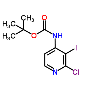 (2-Chloro-3-iodo-4-pyridinyl)carbamic acid 1,1-dimethylethyl esterStructure,234108-74-8Structure (2-Chloro-3-iodo-4-pyridinyl)carbamic acid 1,1-dimethylethyl ester Structure,234108-74-8Structure