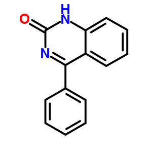 4-苯基-2(1h)-喹唑啉酮結(jié)構(gòu)式_23441-75-0結(jié)構(gòu)式