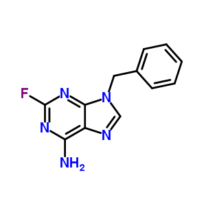 9H-purin-6-amine,2-fluoro-9-(phenylmethyl)-Structure,2357-25-7Structure 9H-purin-6-amine,2-fluoro-9-(phenylmethyl)- Structure,2357-25-7Structure