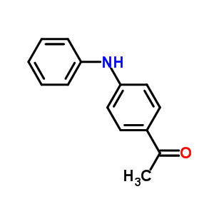 1-(4-苯基氨基-苯基)-乙酮結(jié)構(gòu)式_23600-83-1結(jié)構(gòu)式