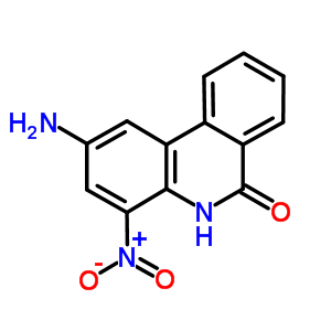 6(5H)-phenanthridinone,2-amino-4-nitro-Structure,23818-41-9Structure 6(5H)-phenanthridinone,2-amino-4-nitro- Structure,23818-41-9Structure