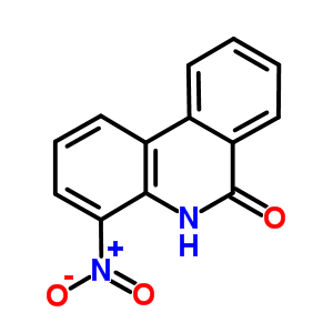 6(5H)-phenanthridinone,4-nitro-Structure,23818-43-1Structure 6(5H)-phenanthridinone,4-nitro- Structure,23818-43-1Structure