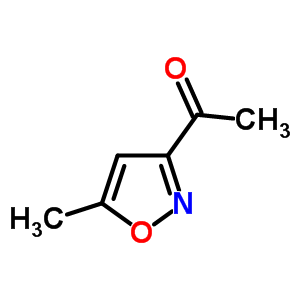 1-(5-甲基-3-異噁唑)乙酮結(jié)構(gòu)式_24068-54-0結(jié)構(gòu)式