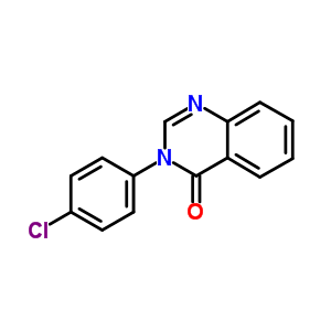 4(3H)-quinazolinone,3-(4-chlorophenyl)-Structure,24122-31-4Structure 4(3H)-quinazolinone,3-(4-chlorophenyl)- Structure,24122-31-4Structure